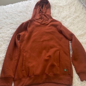 Free People burnt orange hoodie